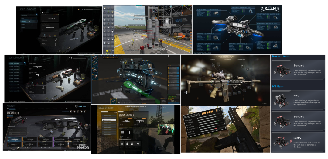 Drone Loadout Moodboard